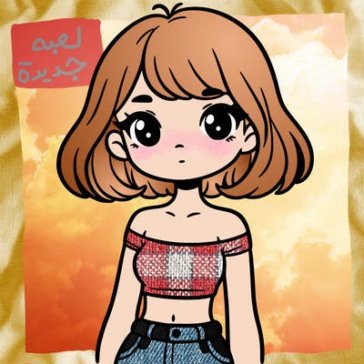 girl in a cute crop top