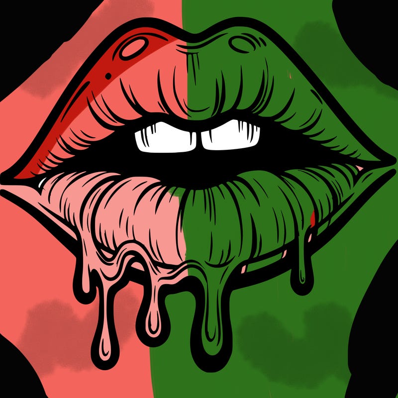 lips that look realistic and drip