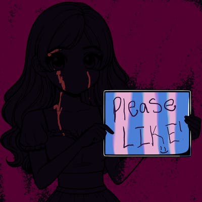 realistic pretty girl holding blank sign