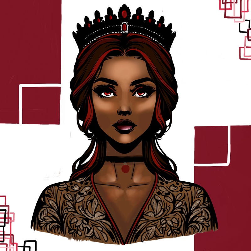 realistic beautiful queen