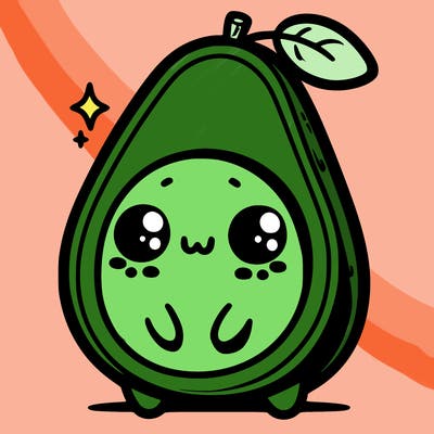 cute avocado