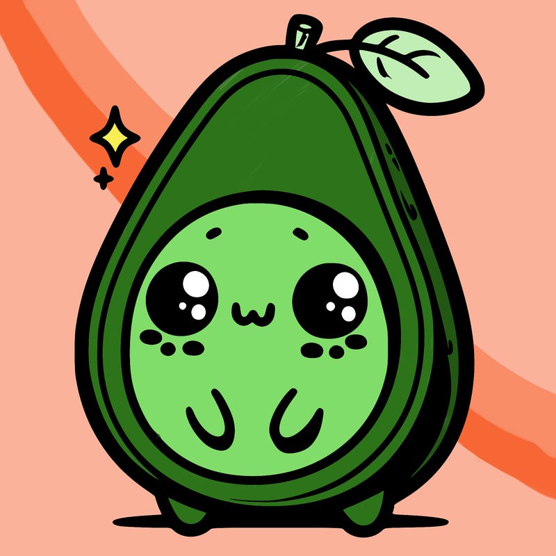 cute avocado