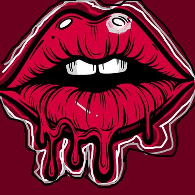 lips that look realistic and drip