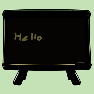 blank board