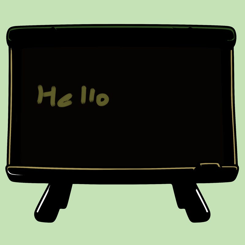 blank board