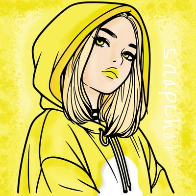 a realistic girl in a hoodie