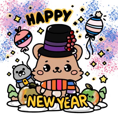 message : happy new year