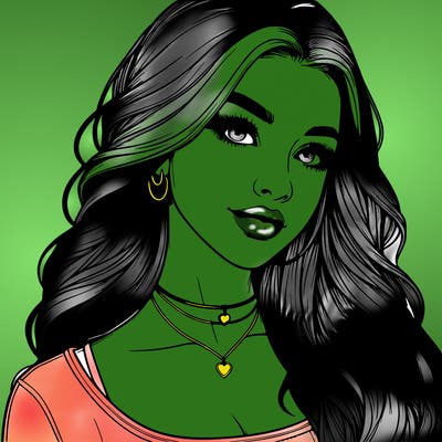 detailed realistic girl