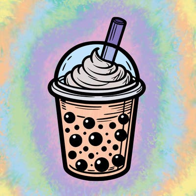 a boba drink