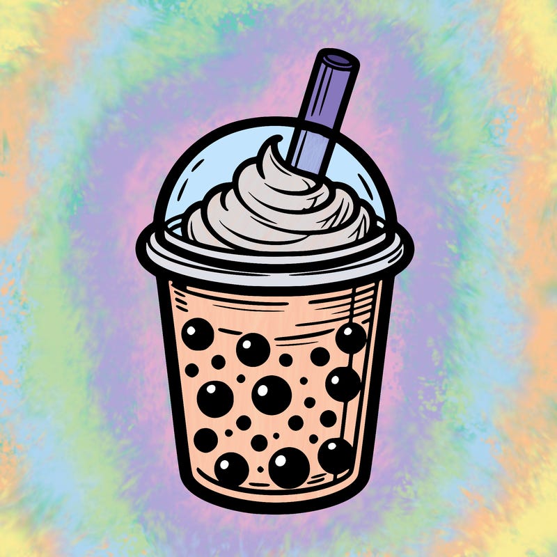 a boba drink