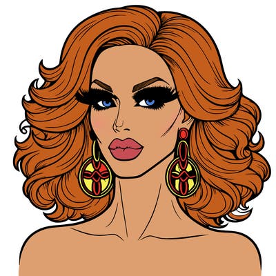 realistic drag queen