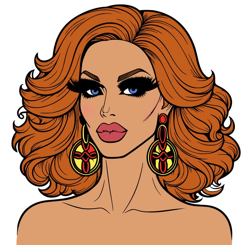 realistic drag queen
