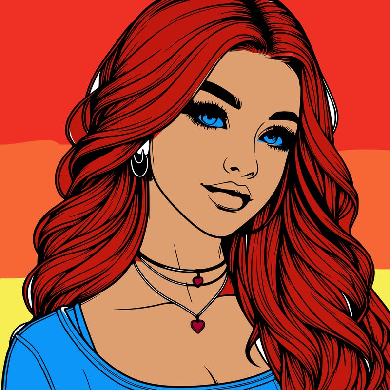 detailed realistic girl