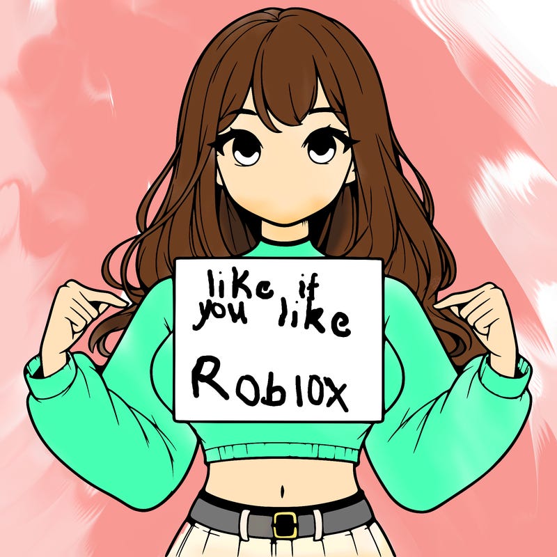 girl holding a blank sign in a long sleeve crop top