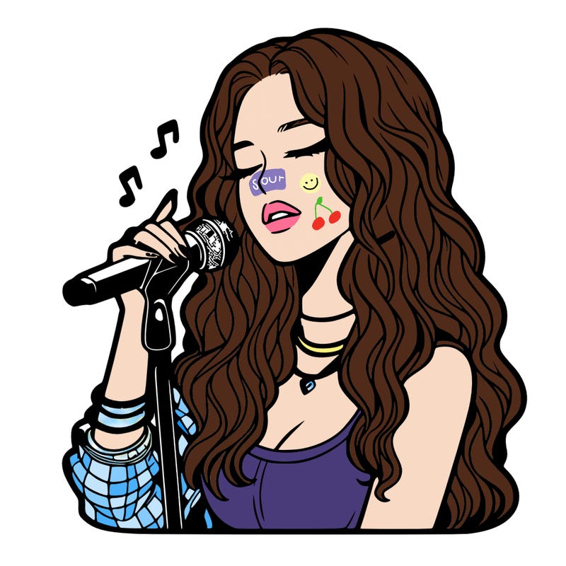 realistic female singer