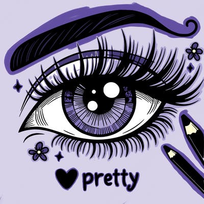 pretty eye