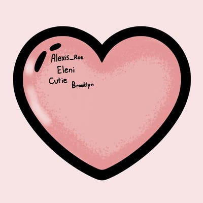 a blank heart