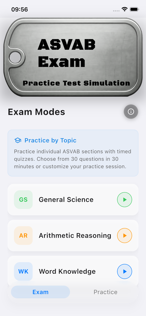 ASVAB Practice Test 2026 Prep - Education App | MWM