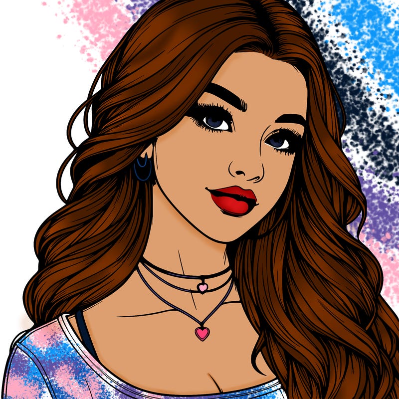 detailed realistic girl