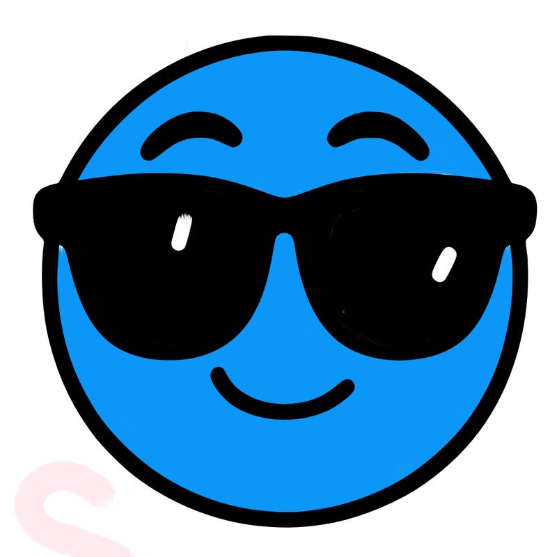 emoji with sunglasses