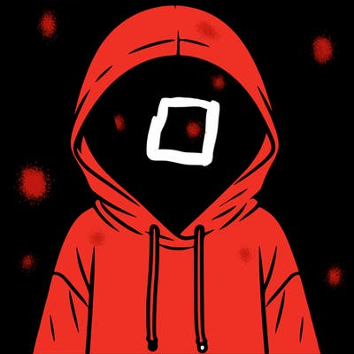 faceless girl in hoodie