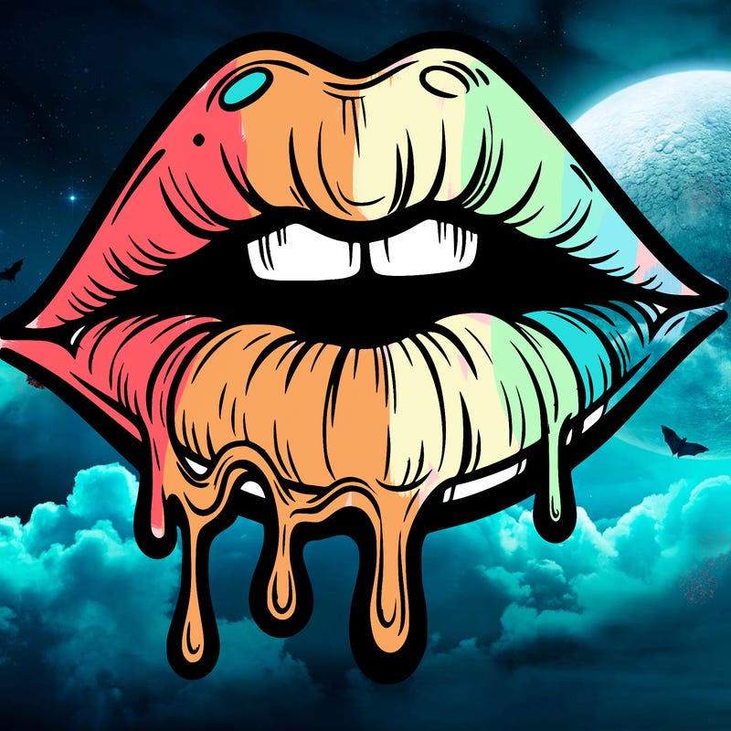 lips that look realistic and drip