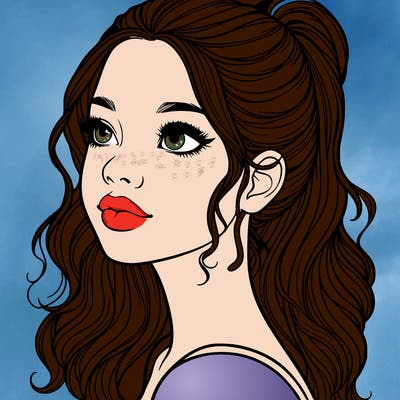 beautiful realistic girl