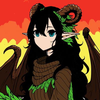 dragon girl realistic fantasy