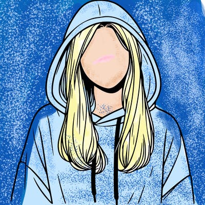 female hoodie.
