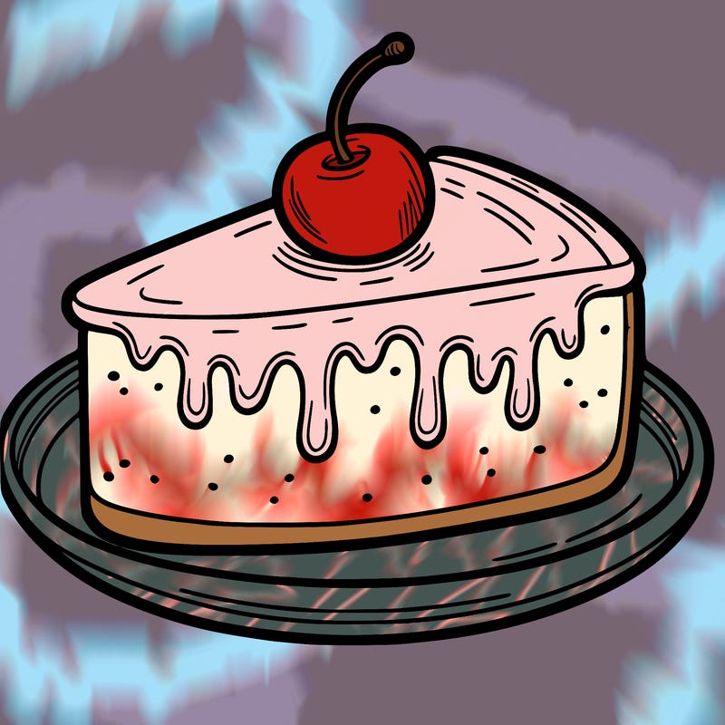 a cheesecake