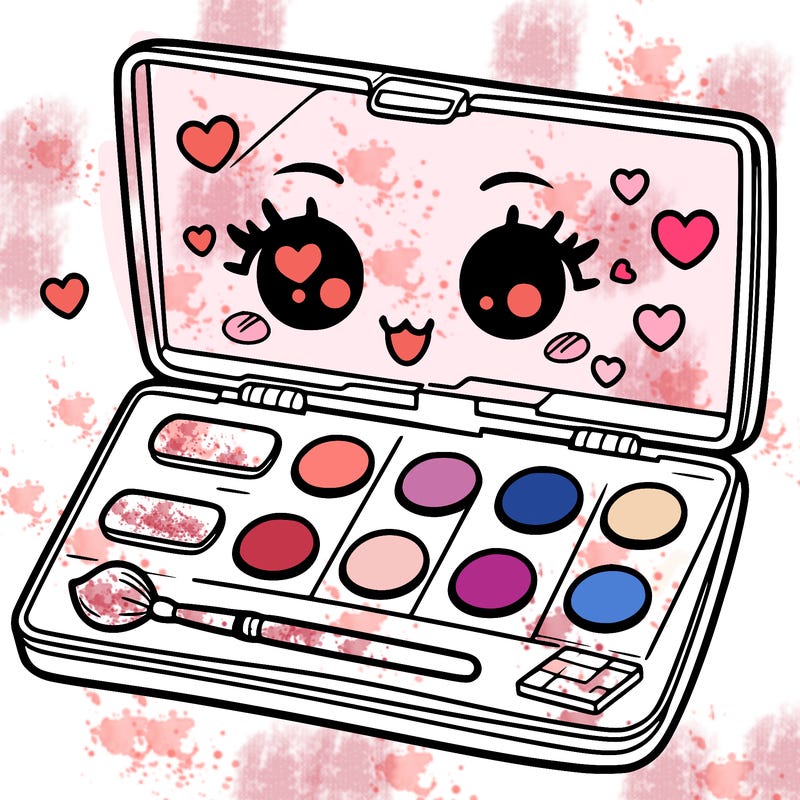 makeup pallet