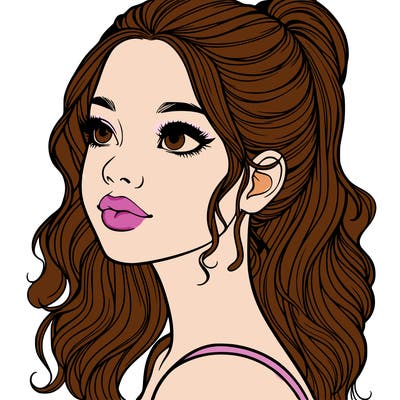 beautiful realistic girl