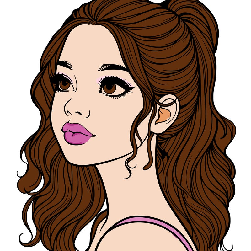 beautiful realistic girl