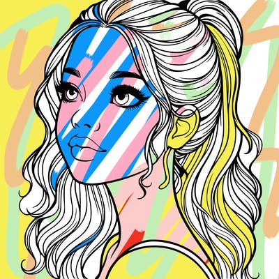 beautiful realistic girl