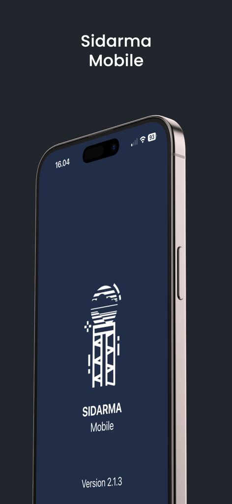 Sidarma Mobile - Sidarma Mobile weather app splash screen showing the official BMKG radar logo and version information