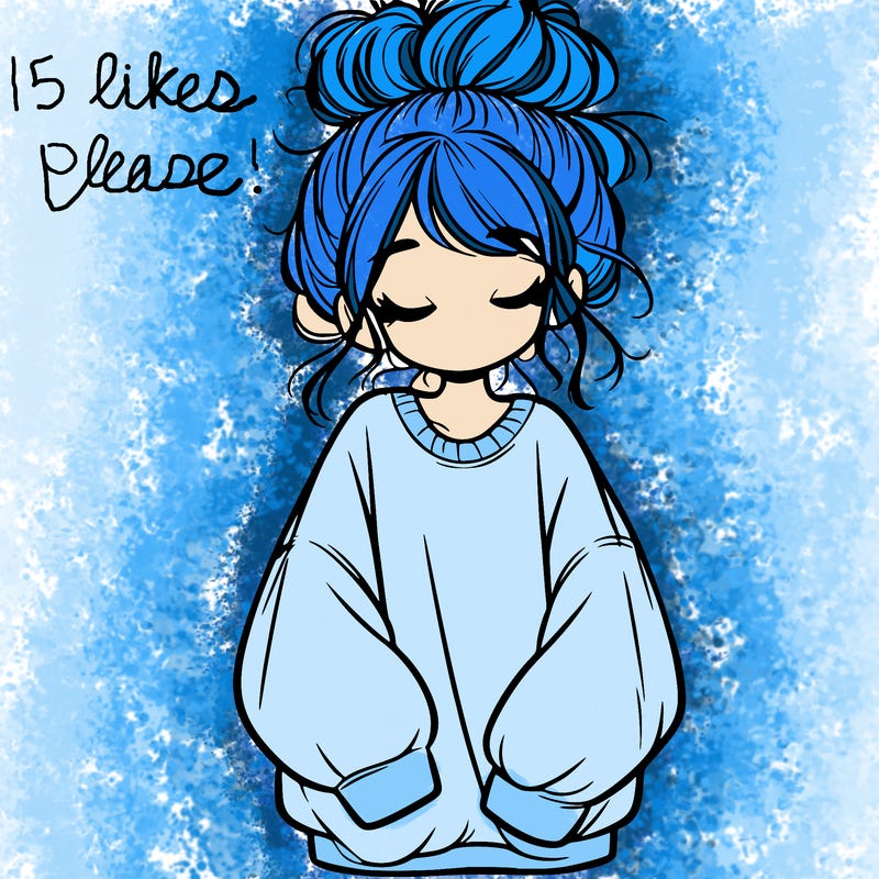 girl with baggy sweatshirt and messy bun