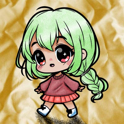 cute little chibi girl