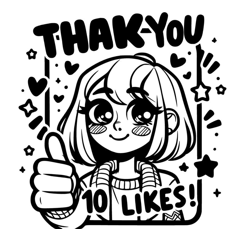 thank you for 10 likes