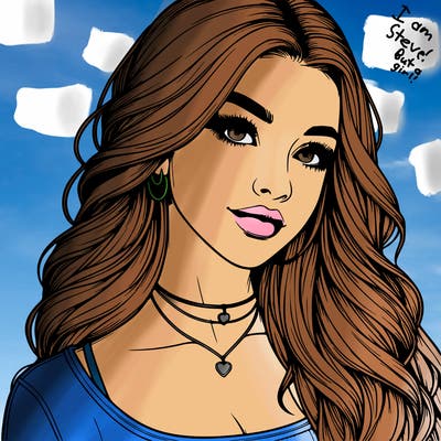 detailed realistic girl