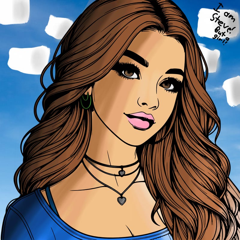 detailed realistic girl