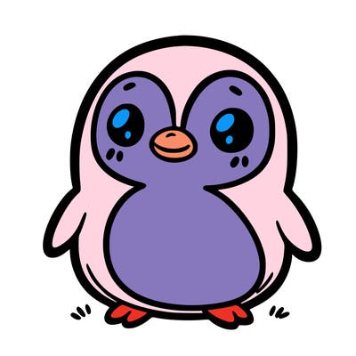 cute penguin