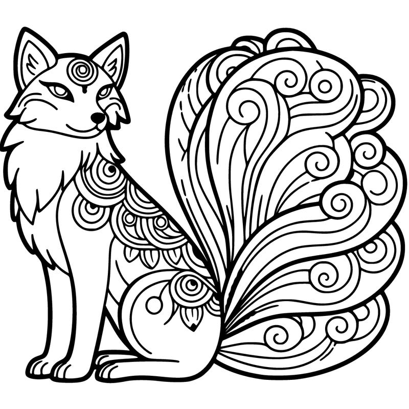 spirit animal nine-tailed fox