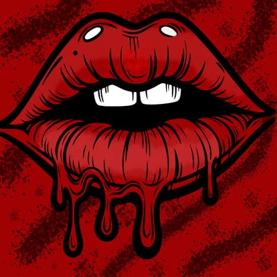 lips that look realistic and drip