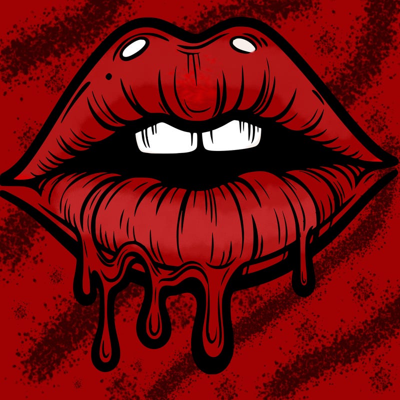 lips that look realistic and drip