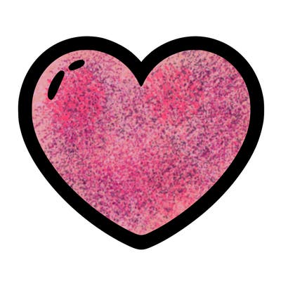a blank heart