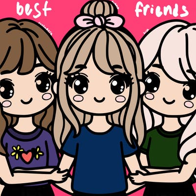 best friends girls