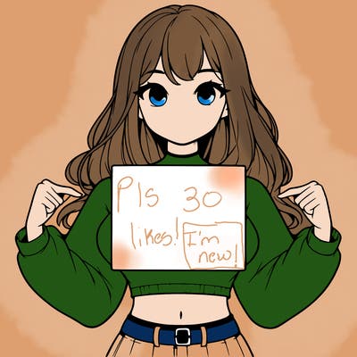 girl holding a blank sign in a long sleeve crop top