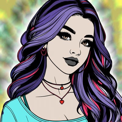 detailed realistic girl