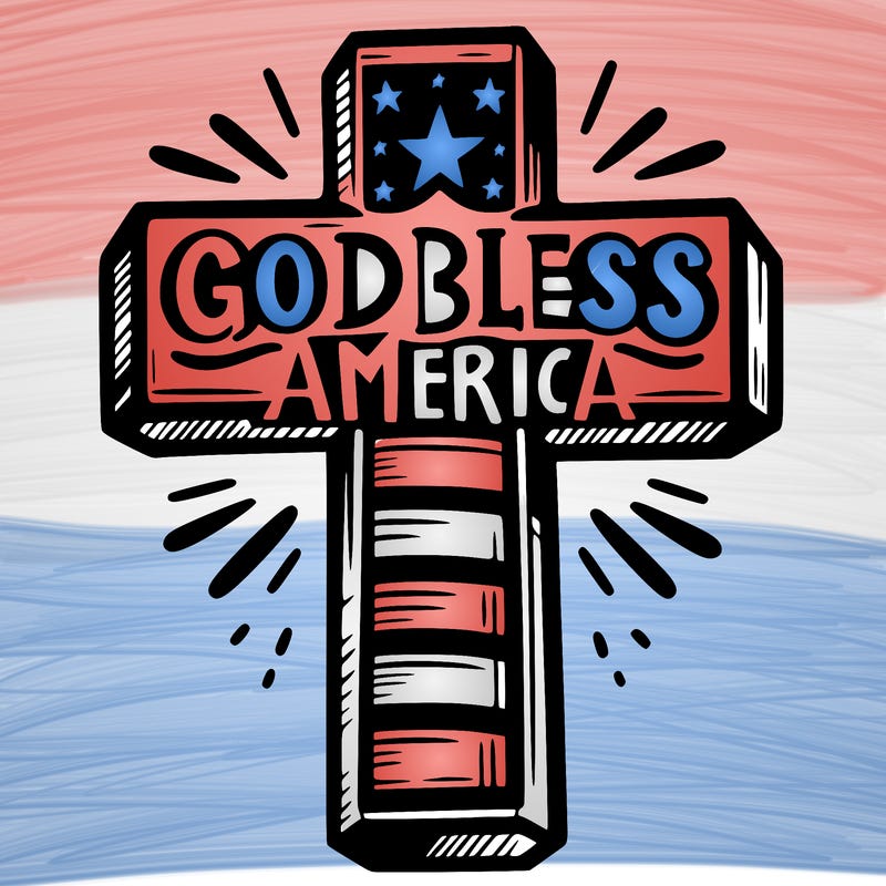 cross god bless america