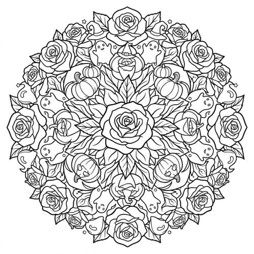 Rose Mandalas
